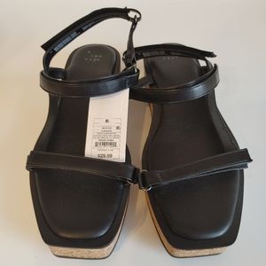 A New Day Nova Sporty Platform Cork Sandals NWT